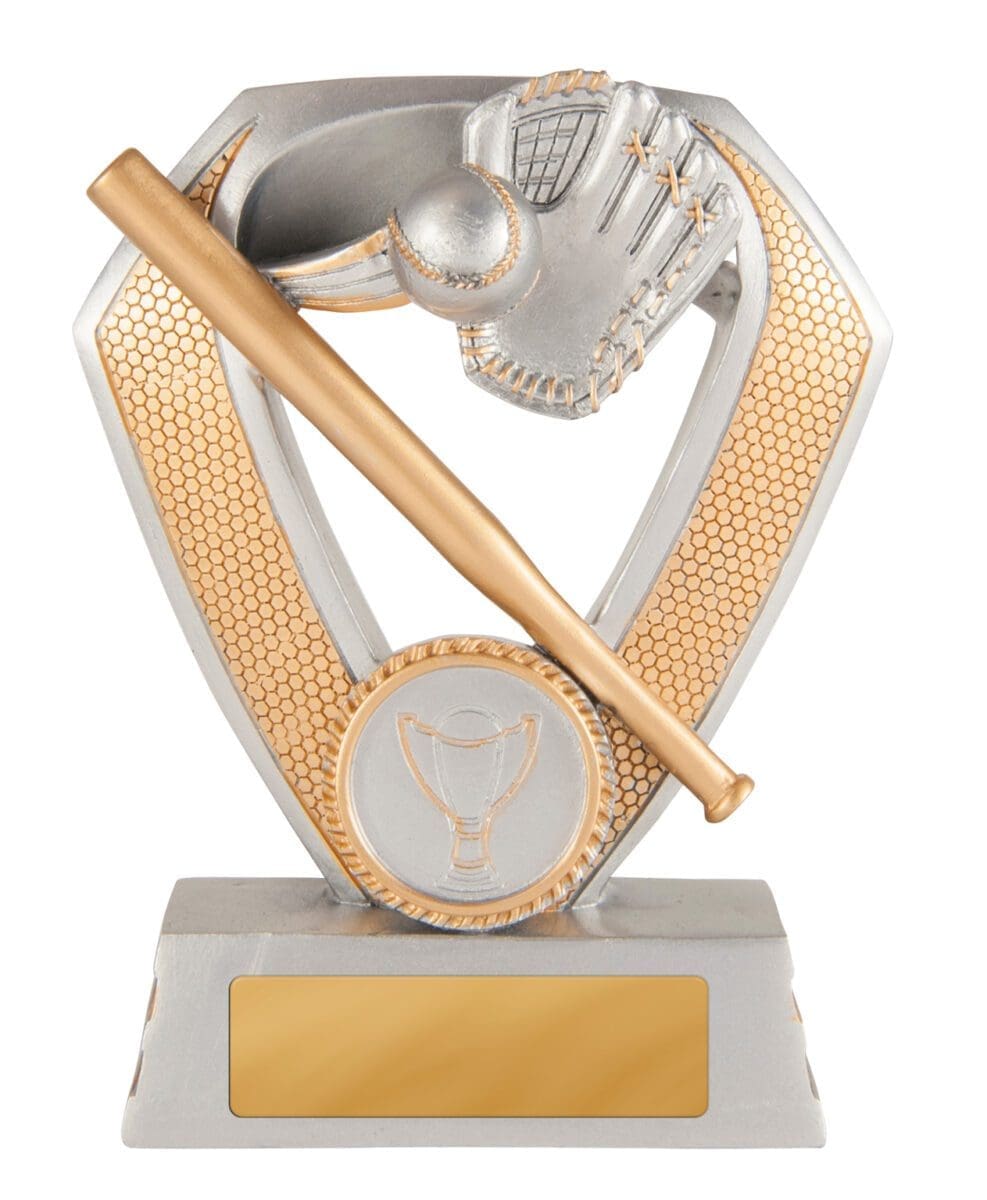 Shield Baseball Trophy - Image 2