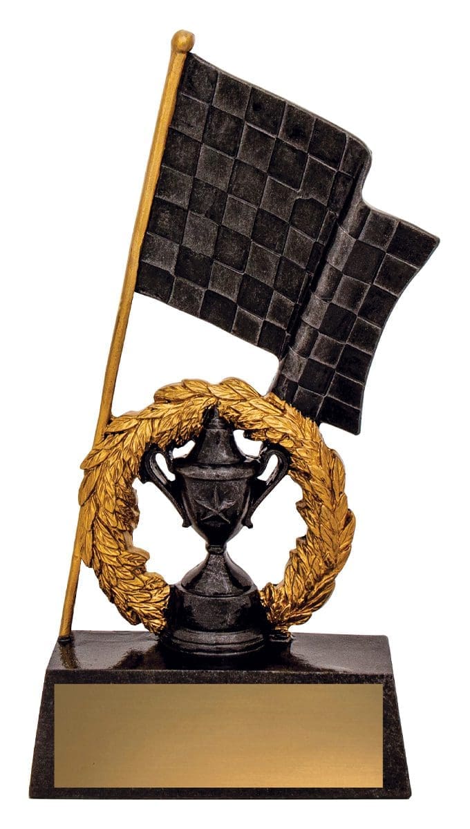 Checkered Flag Winners Trophy Cup