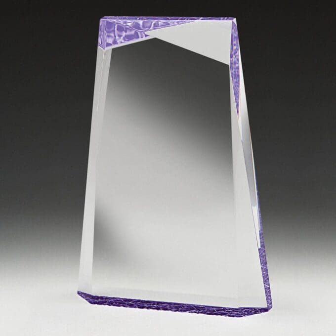 Acrylic Ballast Purple Trophy - Image 2