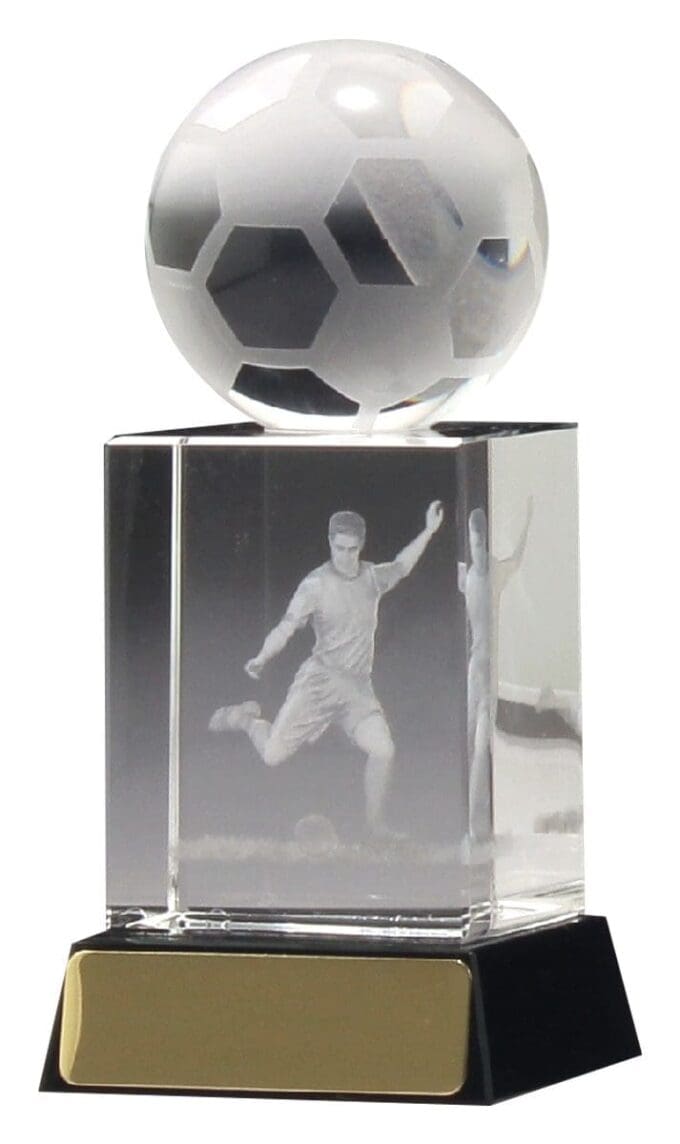 Soccer Hologram Crystal