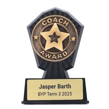 Luster Coach Award Trophy