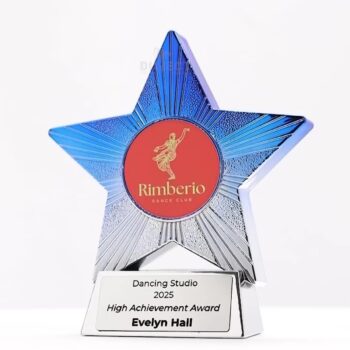 Gemara Dancestar Silver Blue Trophy