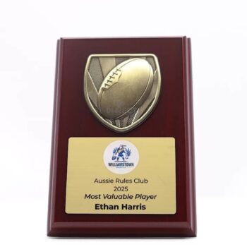 Metnox Aussie Rules Plaque Trophy