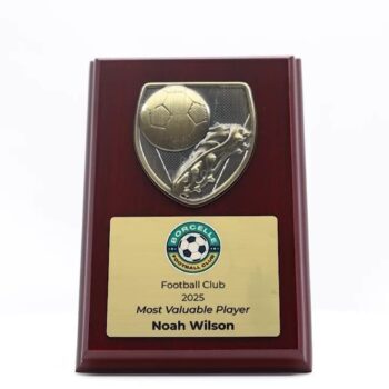 Metnox Football Plaque Trophy