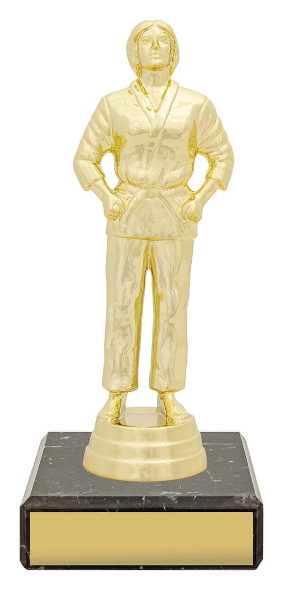Female Judo Figure Trophy