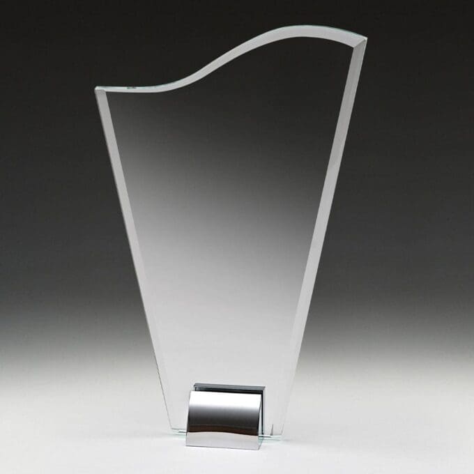 Voyager Glass Metal Trophy - Image 2