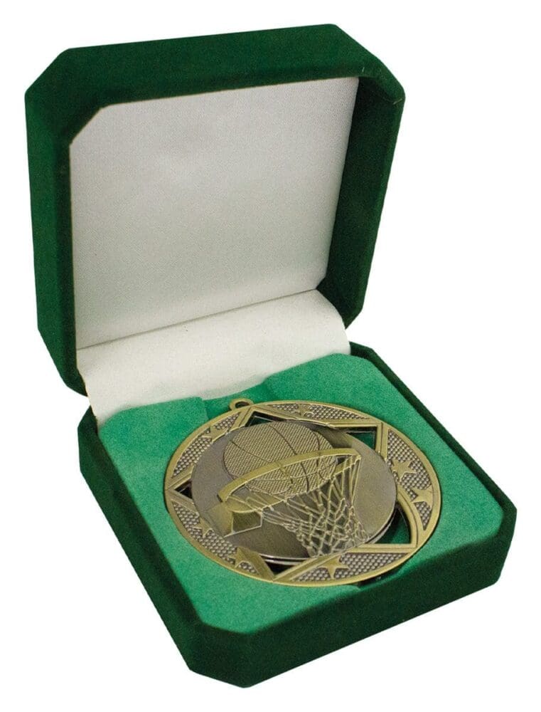 Crown Medal Box Green