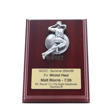 Plaque Male Bowling