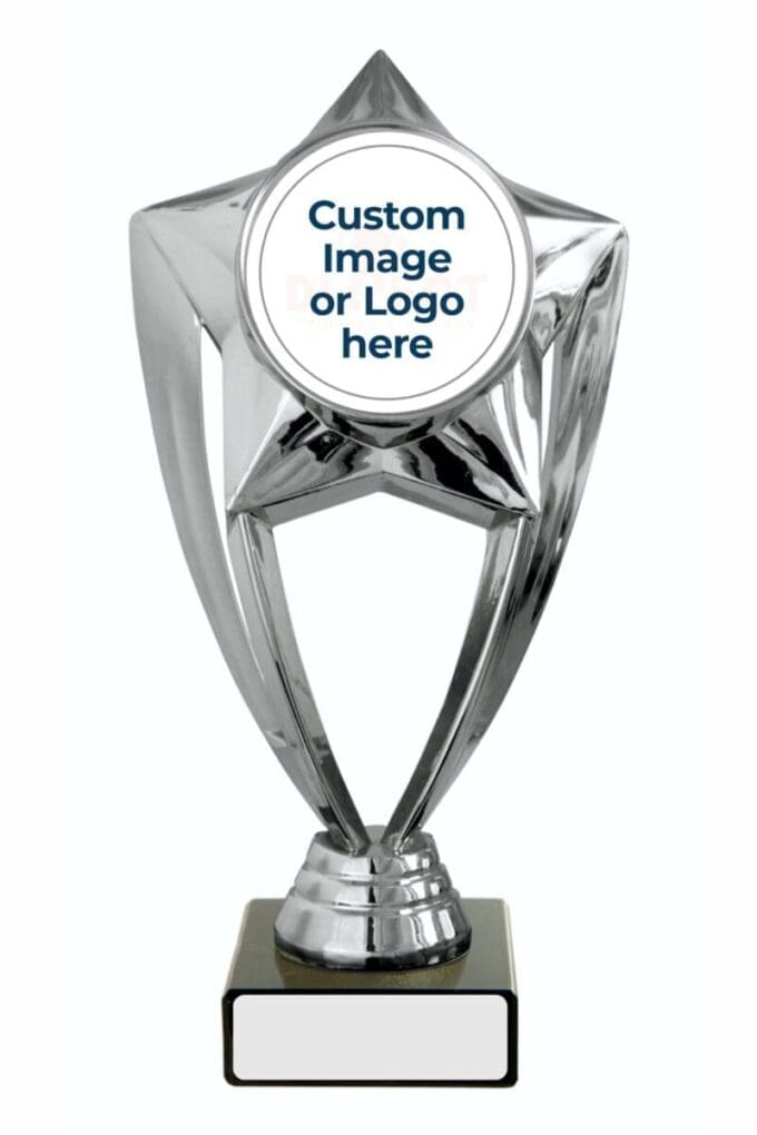 Star Burst Silver Trophy