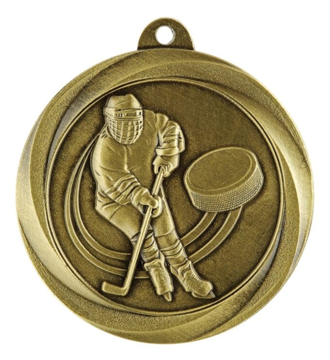 Ice Hockey Econo Medal Gold