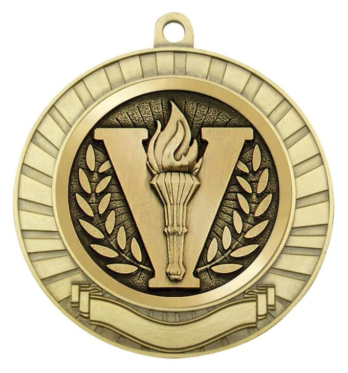 Eco Scroll Victory Medal