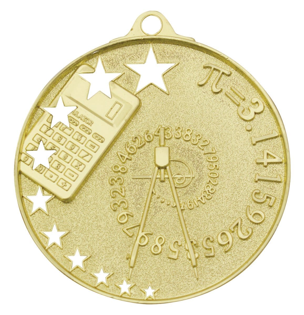 Maths Stars Medal Gold
