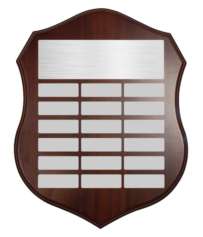 Distinction Colour Perpetual Shield Silver