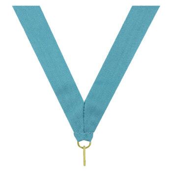 Teal V Neck Ribbon