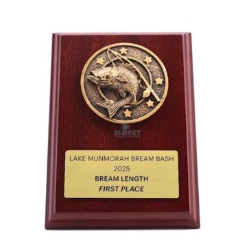 Spartan Fishing Plaque
