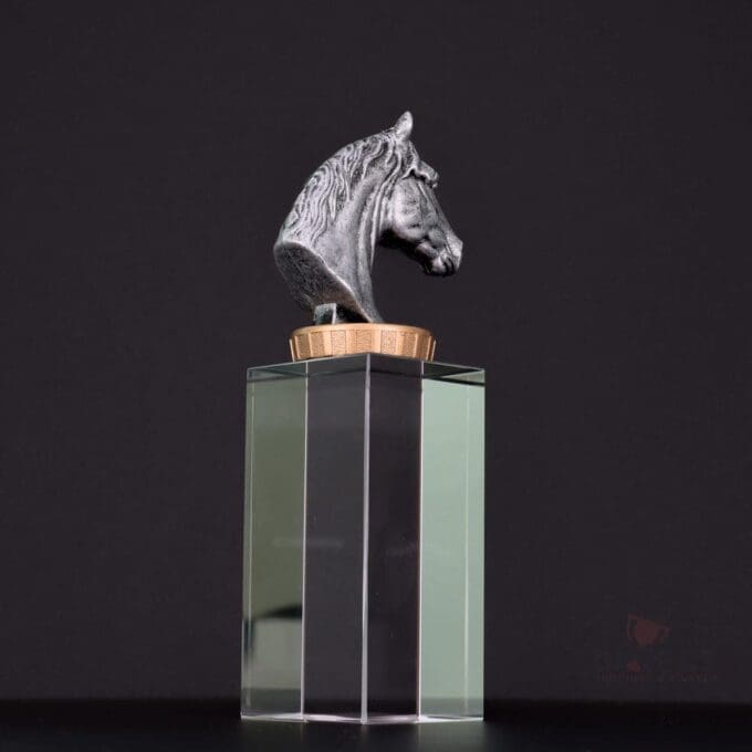 Horse Budget Crystal Trophy - Image 4