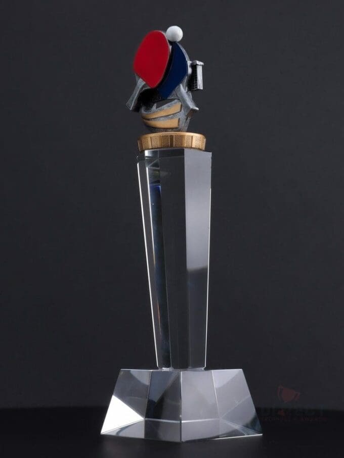 Table Tennis Pedestal Trophy - Image 2