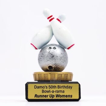 Tenpin Marble Trophy