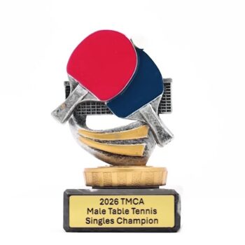 Table Tennis Marble Trophy