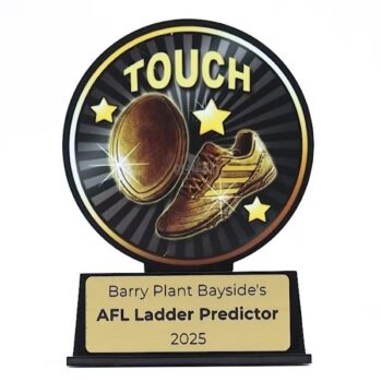 Vibe Touch Footy Trophy