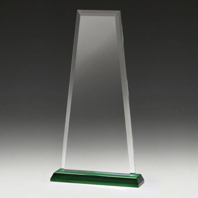 Glass Green Guardian Trophy - Image 2